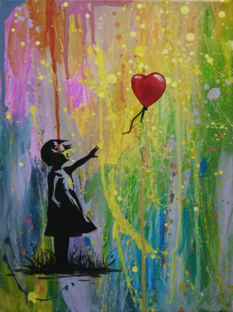 Banksy Girl With a Heart Balloon